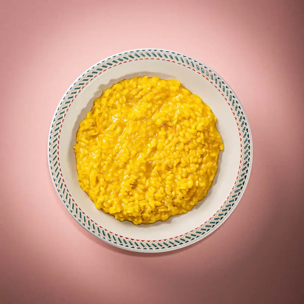 Risotto allo zafferano.